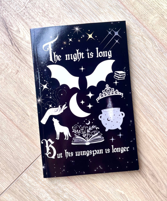Wingspan ACOTAR Inspired Bat Boys Night Court Notebook