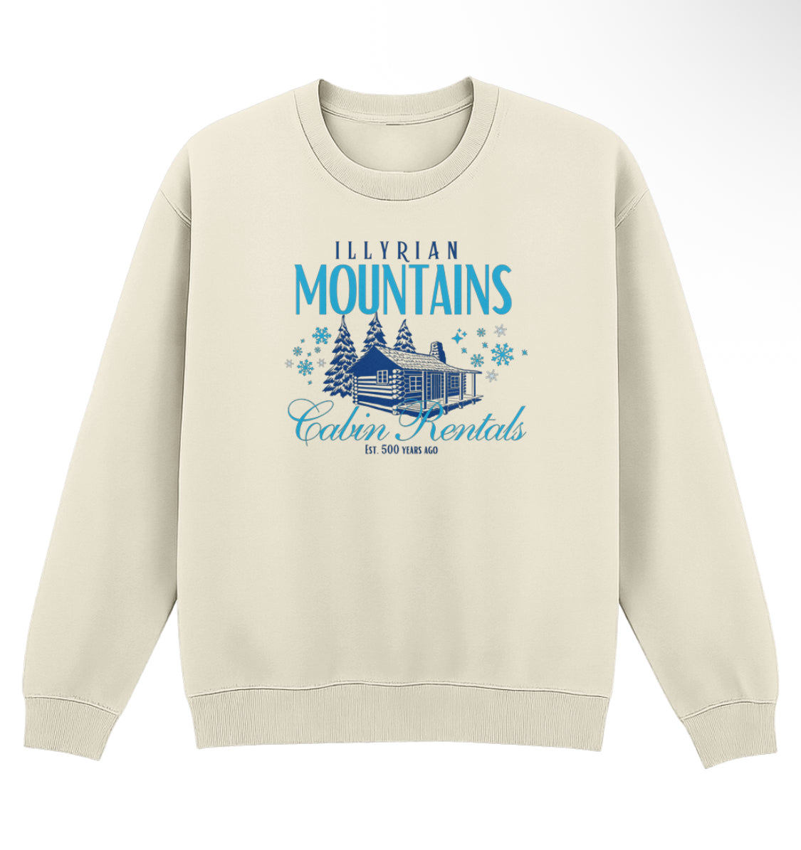 Illyrian Mountain Winter Sweatshirt/ Hoodie 🦇❄️