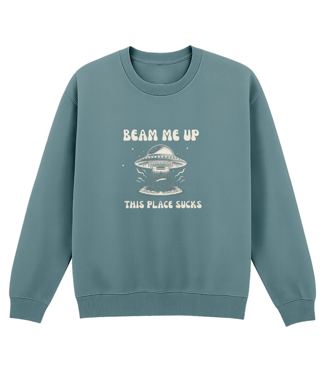 Stranger Things Beam Me Up 🛸 Retro Sweatshirt