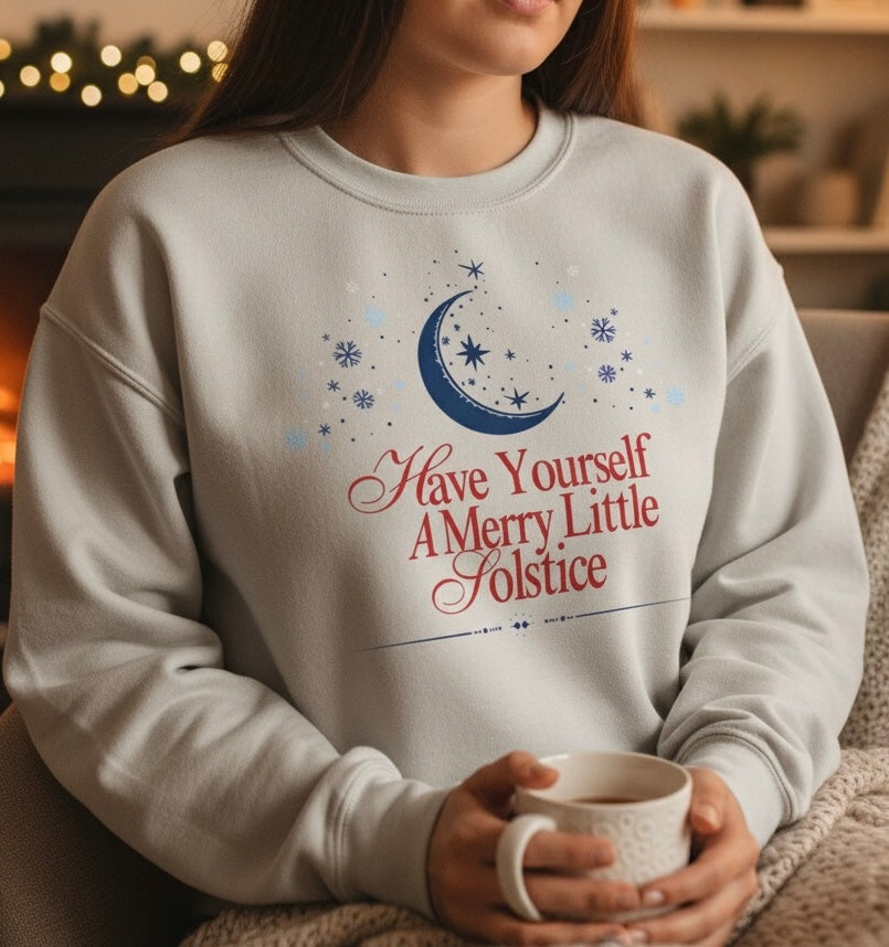 Merry Little Solstice - Vintage Style Sweatshirt