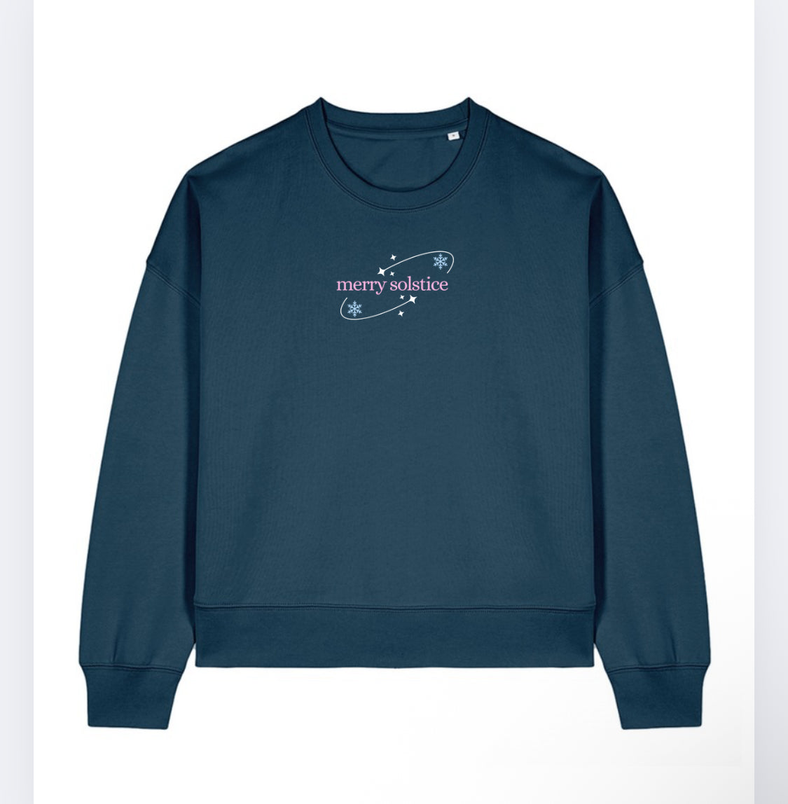 Merry Solstice Embroidered Sweatshirt 💫
