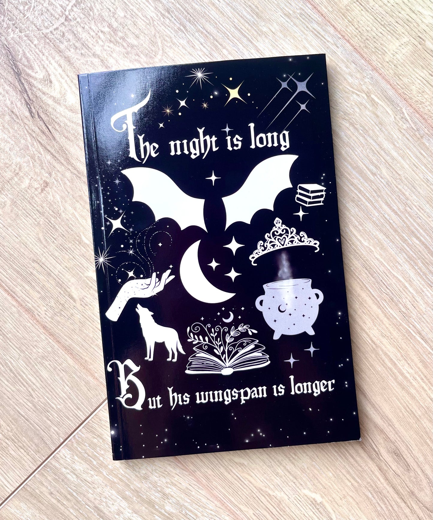Wingspan ACOTAR Inspired Bat Boys Night Court Notebook