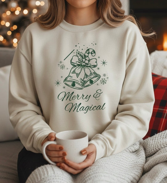 Merry and Magical Christmas Vintage Sweatshirt 🎄