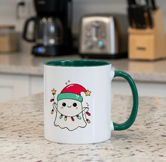 Cute Christmas Ghost Mug