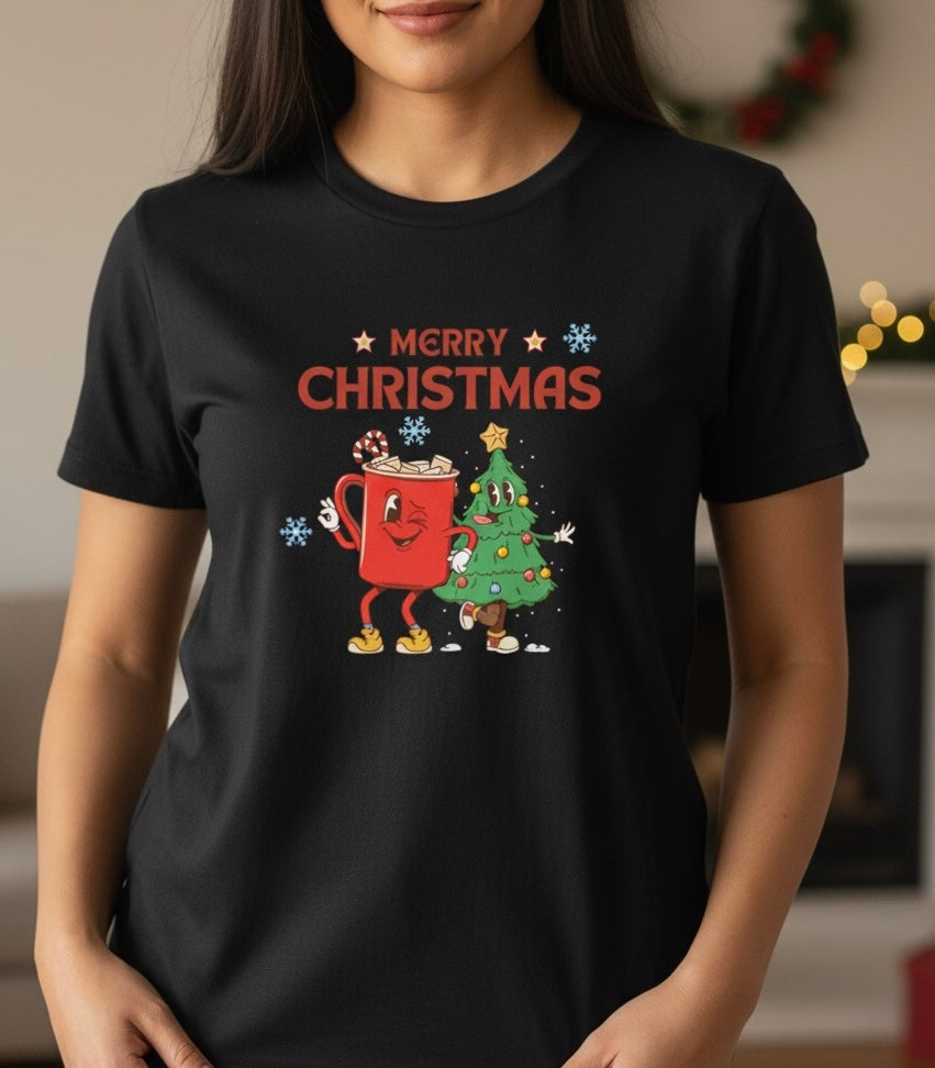 Merry Christmas Retro T-shirt