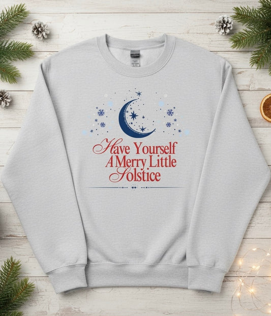 Merry Little Solstice - Vintage Style Sweatshirt
