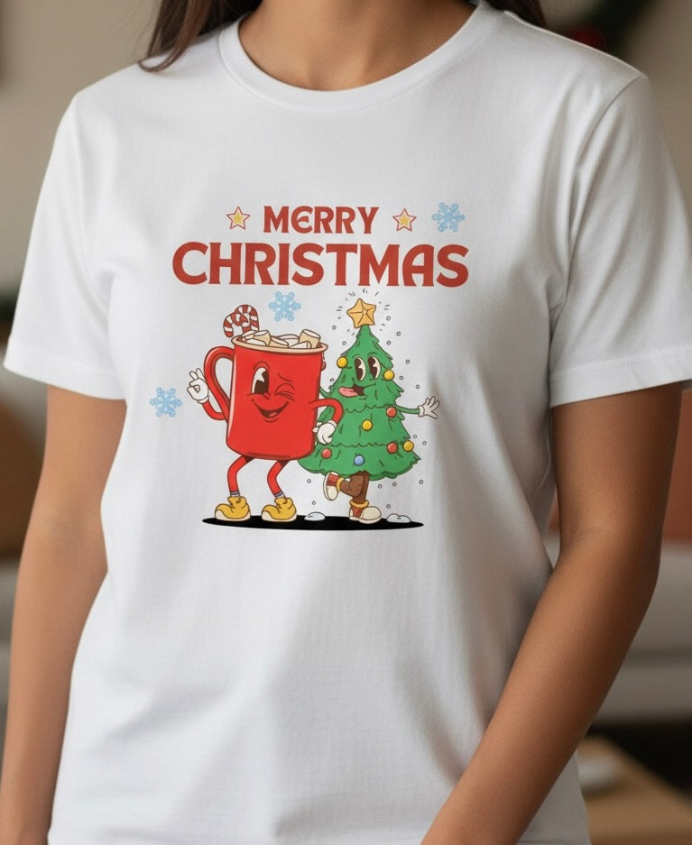 Merry Christmas Retro T-shirt