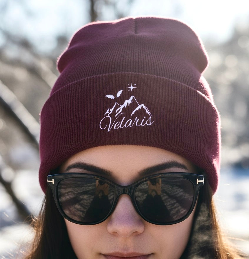 Embroidered Beanie - Velaris 🦇❄️