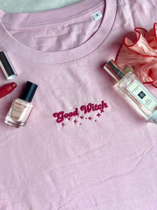 Good Witch Embroidered T-shirt