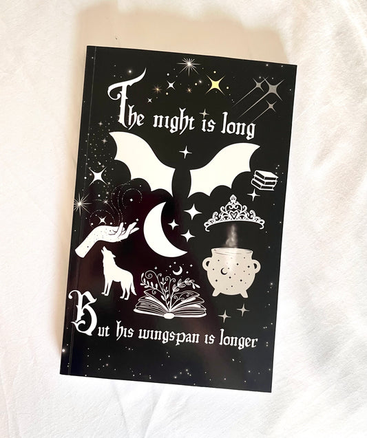Wingspan ACOTAR Inspired Bat Boys Night Court Notebook