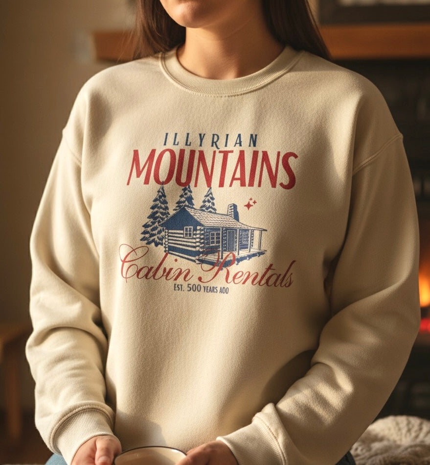 Illyrian Mountains Sweatshirt/ Hoodie 🦇✨