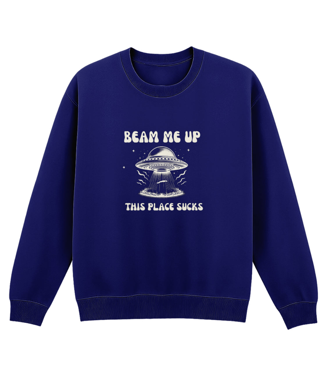 Stranger Things Beam Me Up 🛸 Retro Sweatshirt