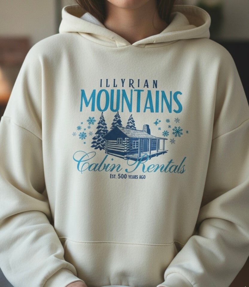 Illyrian Mountain Winter Sweatshirt/ Hoodie 🦇❄️