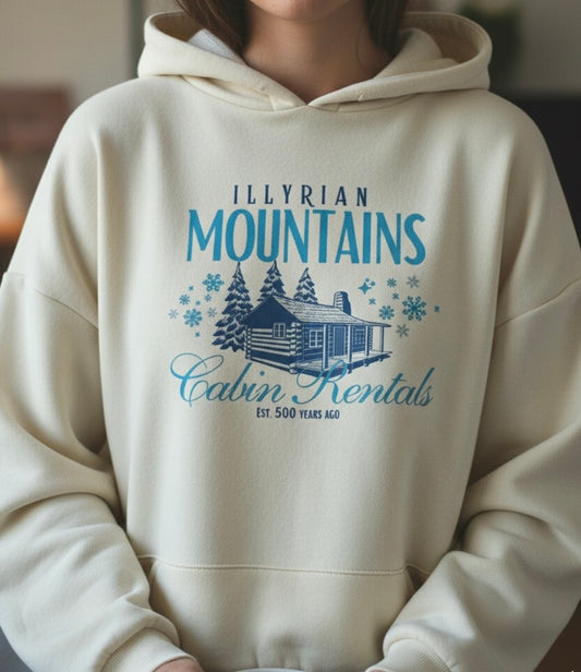 Illyrian Mountain Winter Sweatshirt/ Hoodie 🦇❄️