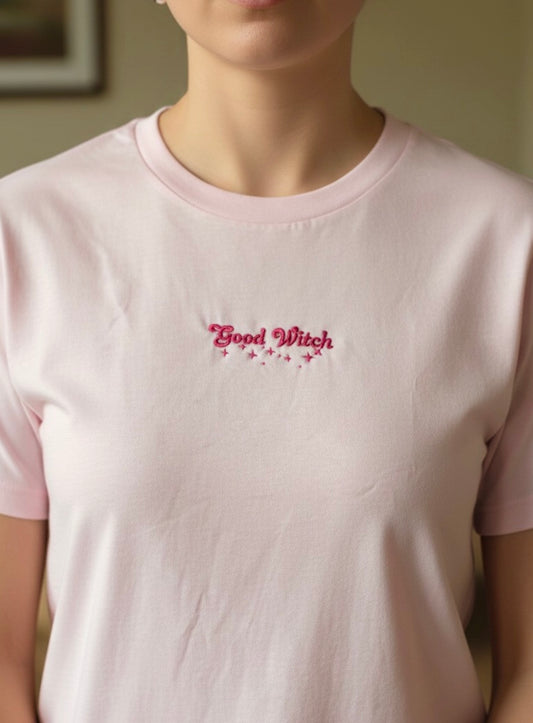 Good Witch Embroidered T-shirt