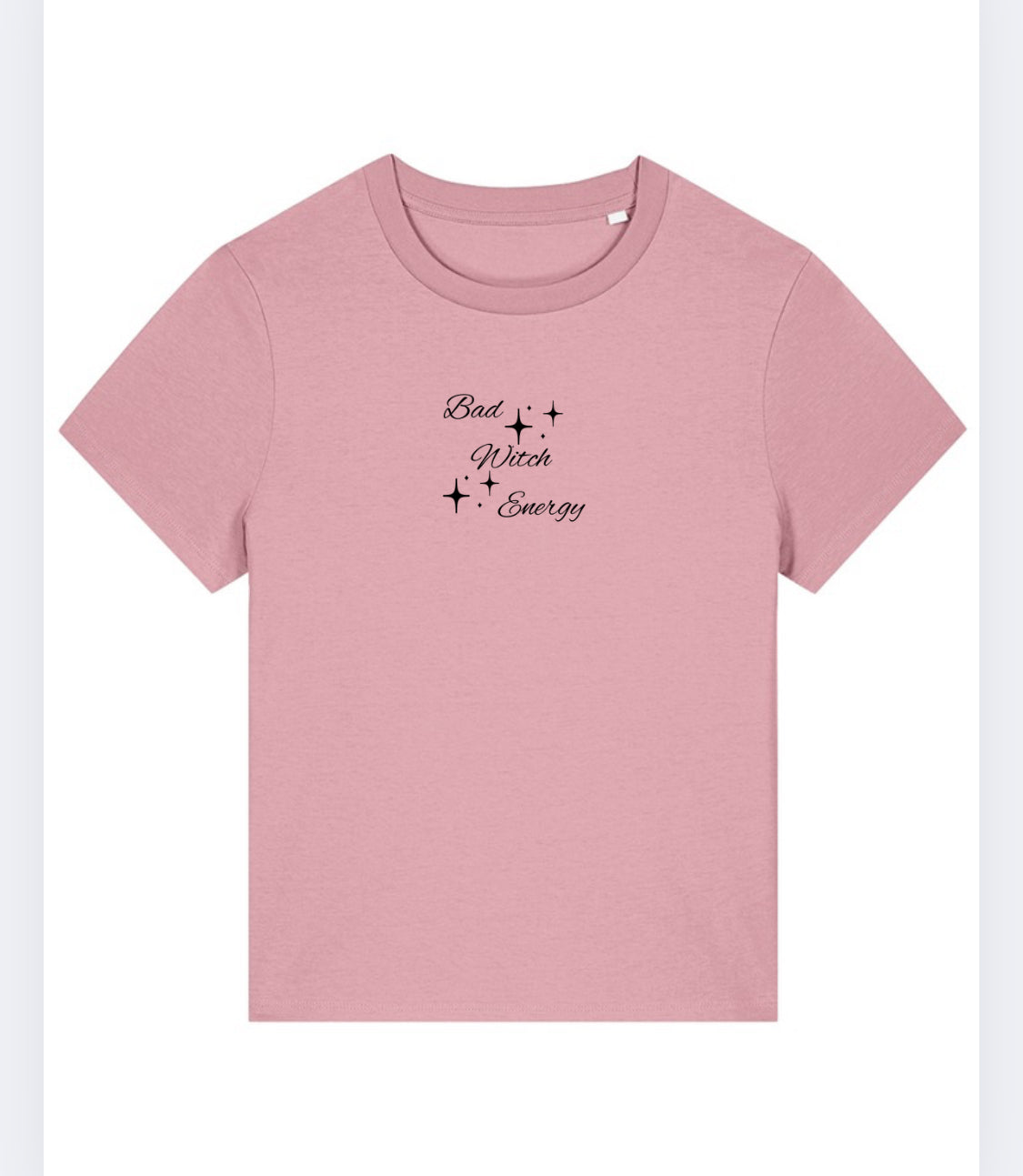 Bad Witch Energy Embroidered T shirt ✨