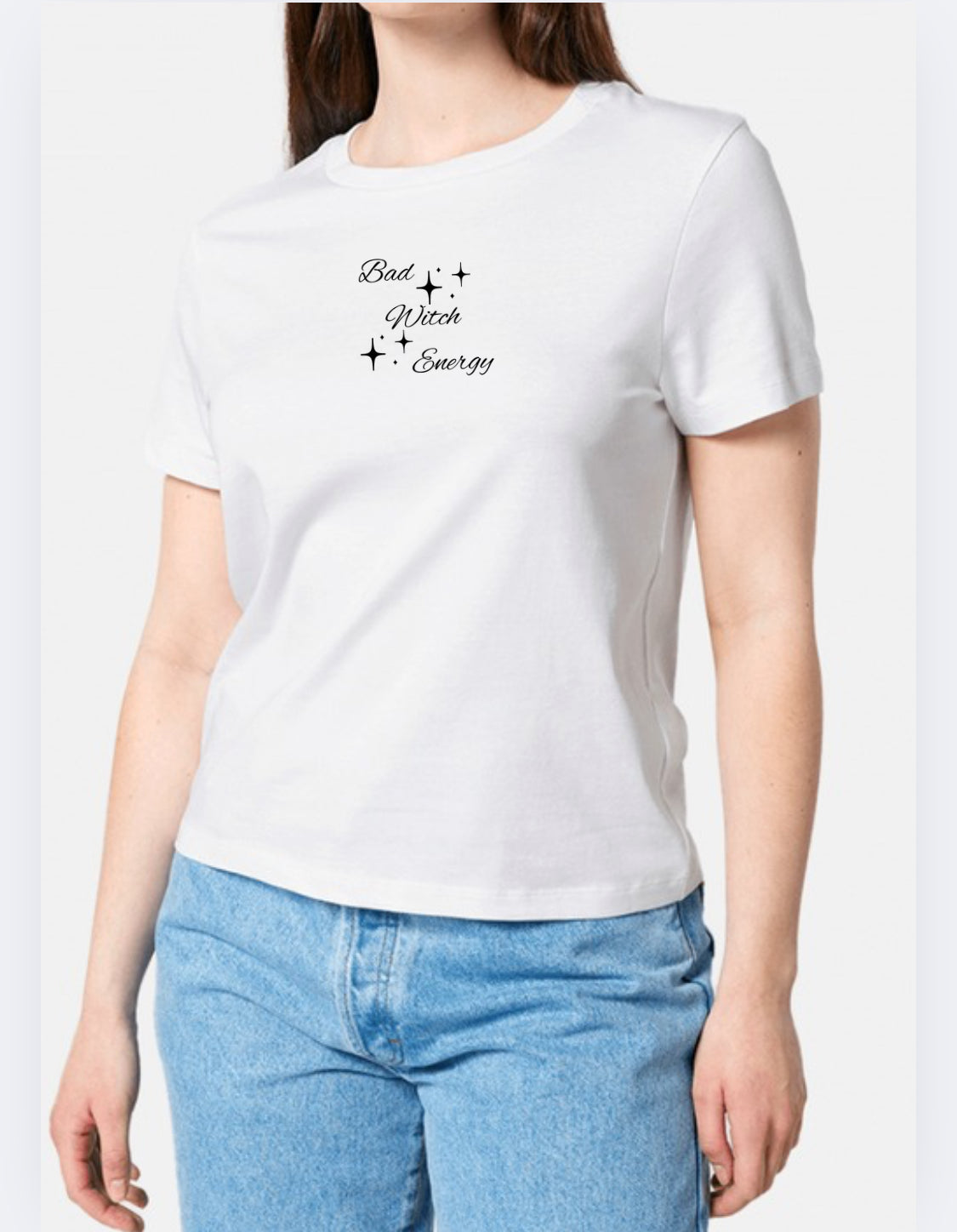 Bad Witch Energy Embroidered T shirt ✨