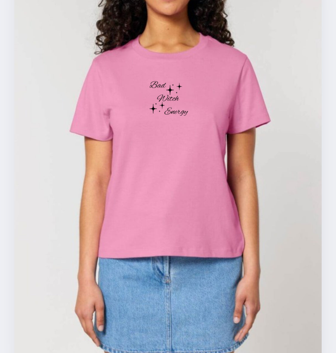 Bad Witch Energy Embroidered T shirt ✨